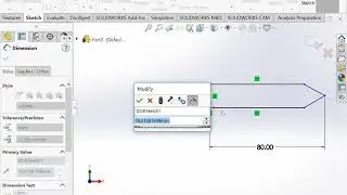 Blade Part - SolidWorks 2018 Tutorial
