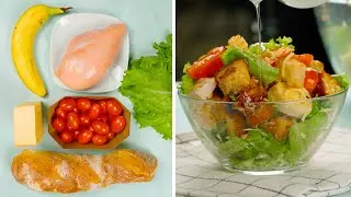 Caesar Salad with Banana Recipe / Wow Yummy PLUS