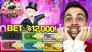 $12,000 MONOPOLY LIVE SPINS!!! (INSANE ENDING)
