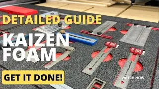 CNC at home:  Tool Organization Kaizen Foam