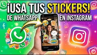 ✅ How to Use WhatsApp Stickers on Instagram (2026) New Method!!