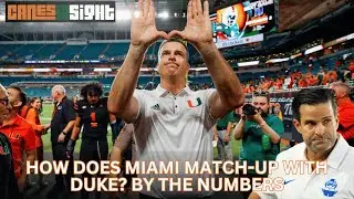 How does Miami match-up with Duke | By The Numbers | Jalil Bethea BALLS OUT in debut