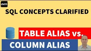 Table alias vs  column alias