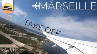 Take Off ✈ Marseille Provence Airport | France
