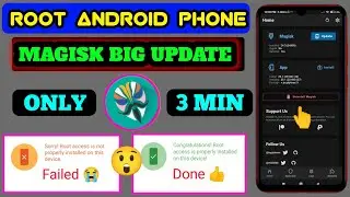 Magisk App 25.2 New Update 😲 |Root Any Android 11 12 10 9 8 Version |Mtkeasysu Github No Kingroot Pc