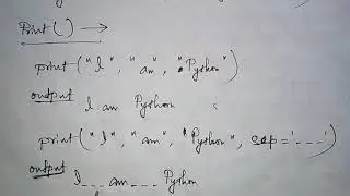important functions part2|| print function ||