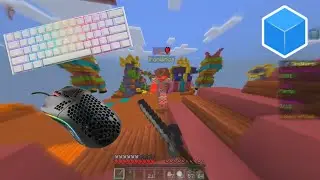 Keyboard + Mouse Sounds v4 | (PS5) Minecraft CubeCraft SkyWars