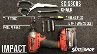 The only tools you need for a 2003 - 2006 GM - Driver Bottom cover install