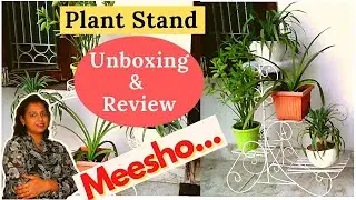 Plant Stand Unboxing Review & Comparison | Meesho Shopping haul | Live life with Priyanka
