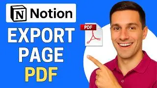 How to Export Notion Page as a PDF (EASY METHOD)