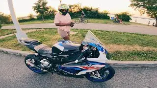 TAKING A FRIEND FOR A SUNSET CRUISE ON MY BMW S1000RR