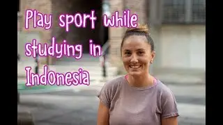 Joining sports clubs while studying in Yogyakarta, Indonesia