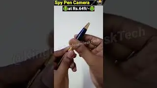 Spy Hidden Pen Camera at Rs.649/- with Full HD! | Mini Hidden 📸 | Spy Pen Camera 