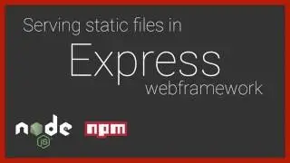 Serve static files with Express - Node.js