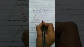 Figure Counting Trick | Triangle Counting Trick #shorts #math