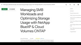 Managing SMB Workload and Optimizing Storage Usage with NetApp BlueXP & Cloud Volumes ONTAP Solution