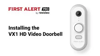 Installing the First Alert VX1 Video Doorbell