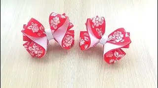 Красивые бантики из репсовой ленты 🎀 МК Анна Терехова
