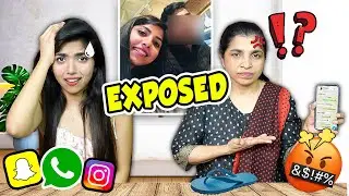 MY STRICT MOM CHECKED MY PHONE !! ☠️  *Band Baj Gai *🩴