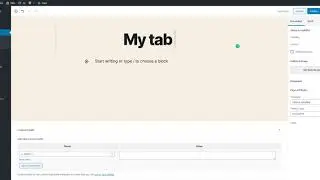 How to create tabs for WordPress site?