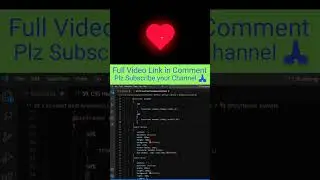 Pure Heart Beat Animation Effect Html and CSS Shorts video Web Tutorial Tamil #html #css #shorts