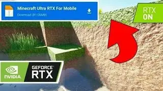 how to download minecraft texture pack ptrx (RTX) graphics in Android Minecraft pocket edition #RTX