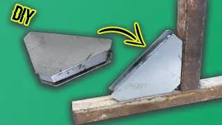 DIY A POWERFUL WELDING MAGNET/HOMEMADE TOOLS/كيف تصنع زاوية تلحيم قوية