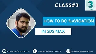 How to do Navigation in 3ds max   3ds Max For Beginners   Class 3 اردو  हिंदी