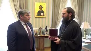 2021-03-22 Глава КБР поздравил архиепископа Феофилакта с юбилеем епархии