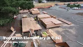 Evergreen Elementary Construction 8-7-24