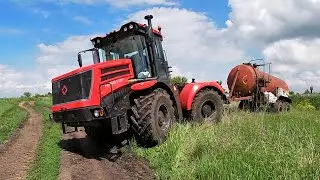 ВПЕРВЫЕ ЗА РУЛЁМ БОЛЬШОГО ТРАКТОРА !