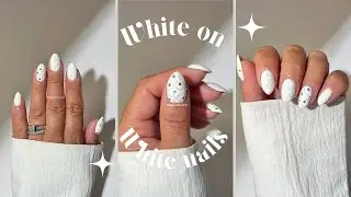💅✨ White 3D Chrome Nails with Stamping Plate | Nail Art Tutorial | Maniology ✨💅