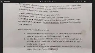 Correction exercice sql councour narsa 2022 partie 1