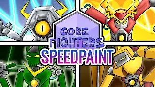 Speedpaint - MEKBOTS (Core Fighters TCG)