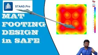 MAT/RAFT Footing design in SAFE by importing file from STAAD