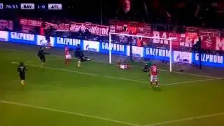 Thiago Alcantara open goal miss vs Atletico Madrid HD 6.12.2016