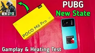 Poco M6 Pro 5g Pubg Test - Pubg New State Heavy Gameplay Test - Poco m6 pro 5g Pubg New State Test