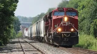 CP 8174 leads CPKC 238 Eastbound through Killean, Ontario