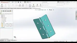 Solidworks Tutorial I Design Door Hinge in Solidworks I Part I Assembly I Exercise I Design I CAD