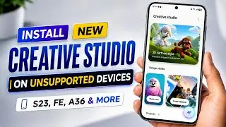 INSTALL Samsung Creative Studio on S23 FE, S23+, S23 Ultra, A36, A56 & More! 🔥