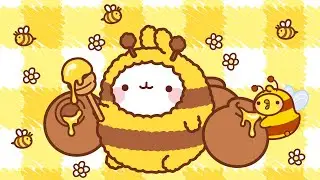 Molang and Piu Piu are the CUTEST BEES 🐝