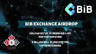 🕵🏻‍♂️ BIB Exchange Airdrop | 🏆 Total Airdrop Pool: 40 Million BIB [~$8,000] 