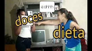 doces na dieta/ expectativa vs realidade
