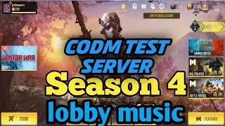 Season 4: CODM Test server Theme music or lobby music | Call of duty mobile season 4
