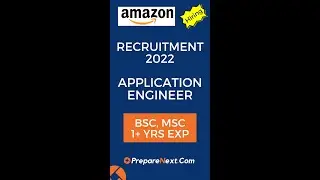 Amazon Recruitment 2022 | Application Engineer | IT Job | Chennai