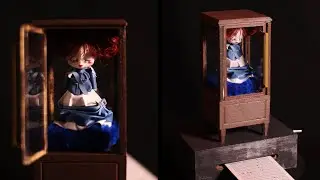 Making Poppy's lullaby figure music box from "Poppy Playtime" OST / 파피 플레이타임 피규어 오르골 만들기