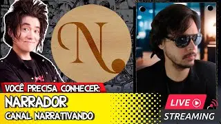 Bate-papo com NARRADOR, canal NARRATIVANDO | Crás Conversa CONVERSA!