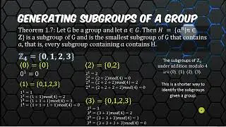 Lecture 6 | Groups and Subgroups |Part3