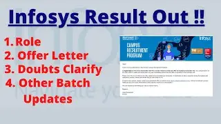 Infosys Results/Onboarding Out-2024 | OE and SE | All Batch Results | Systems Associate | #infosys