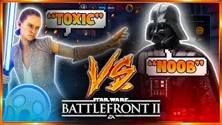 TOXIC MAX VADER Gets PUNISHED!!! - Star Wars Battlefront 2